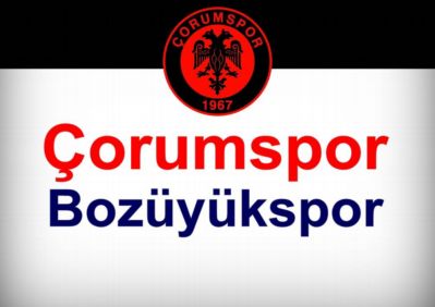 Çorumspor: 0 – Bozüyükspor: 1 Çorumspor: 0 – Bozüyükspor: 1