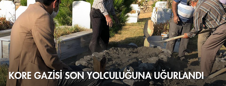 kore-gazisi-son-yolculuguna-ugurlandi