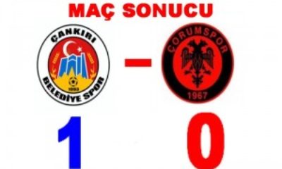 ÇANKIRI BLD.SPOR:1 ÇORUMSPOR:0