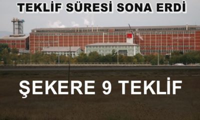 ŞEKER’E 9 TEKLİF