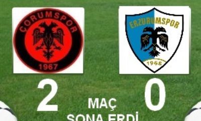 ÇORUMSPOR 2 – 0 ERZURUMSPOR