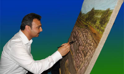 Ressamlar İzlenimlerini Tuvallerine Yansıtıyor