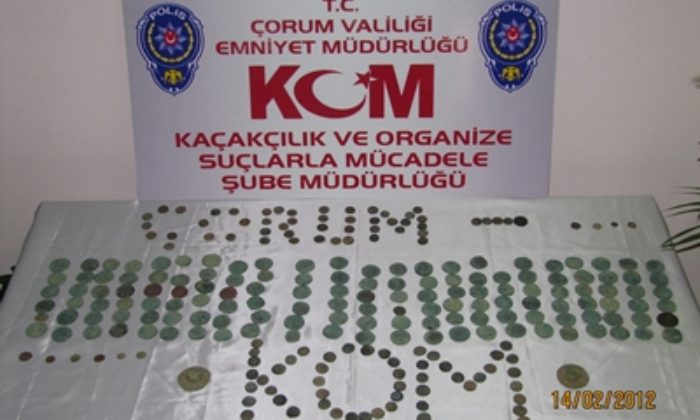 Çorum’da Tarihi Eser Operasyonu