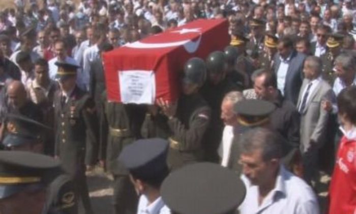 Çorum Şehidini Uğurladı