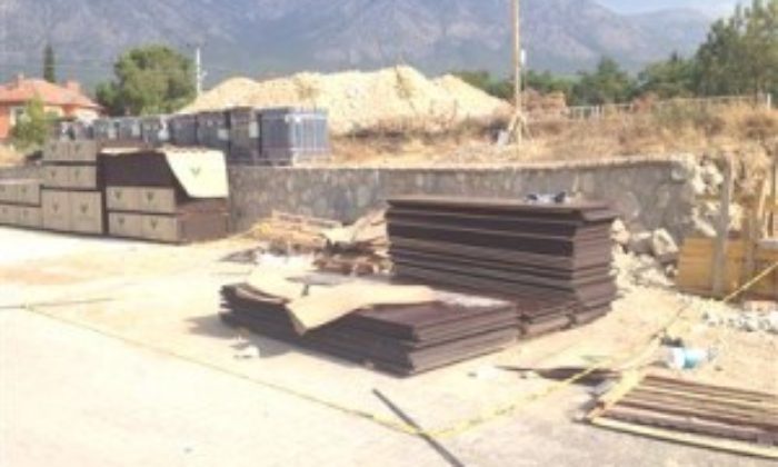 Yurt İnşaatını Soydular