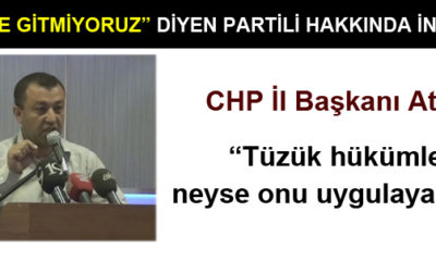“Camiye Gitmiyoruz” Diyen CHP’liye İnceleme