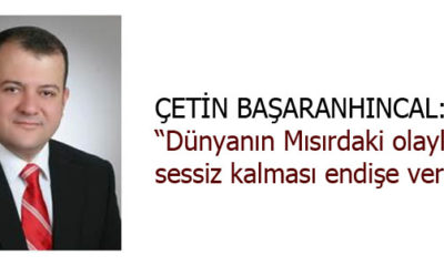 Başaranhıncal Mısır’daki Katliamları Kınadı