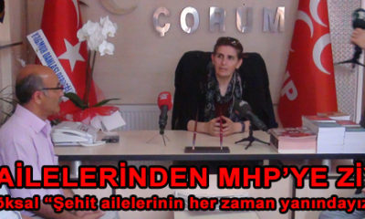 Şehit Ailelerinden MHP’ye Ziyaret
