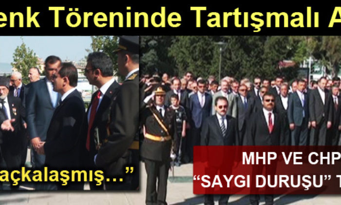 Çelenk Töreninde Tartışmalı Anlar