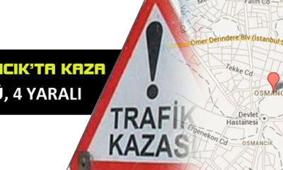 Osmancık’ta Kaza: 1 Ölü 4 Yaralı