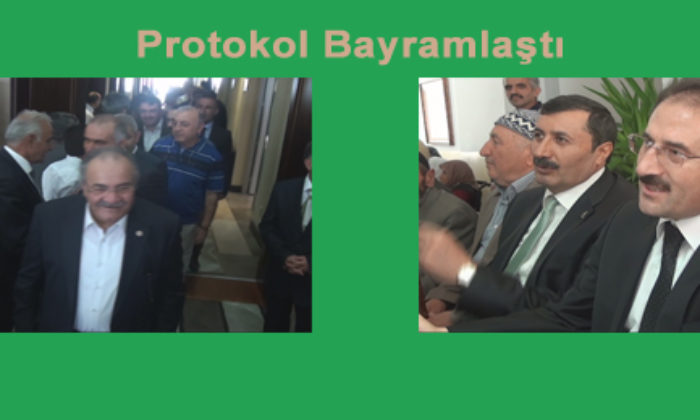 Protokol Bayramlaştı