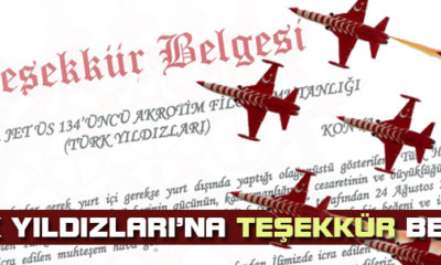 Yıldızlara Teşekkür Belgesi