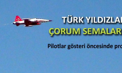 Türk Yıldızları Çorum Semalarında