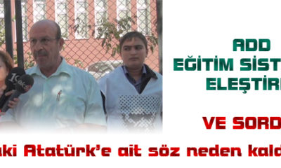 “Atatürk Ders Kitaplarından Çıkarılıyor!”