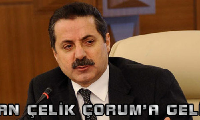 Bakan Çelik Çorum’a Geliyor