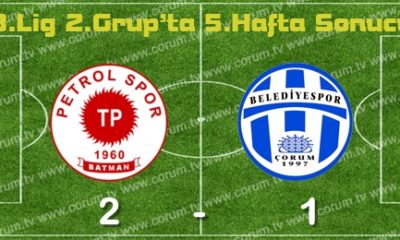 Batman Petrolspor: 2 – Belediyespor: 1