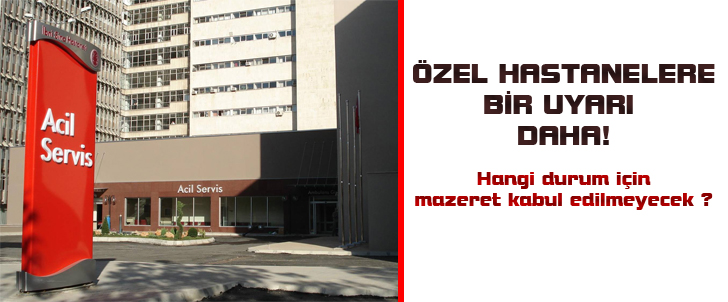 Özel Hastanelere Bir Uyarı Daha! – Çorum Radyo Televizyonu ÇRT