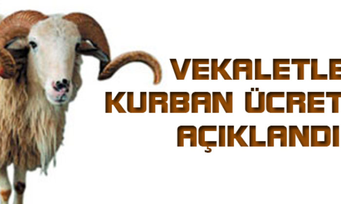 Vekaletle Kurban Ücretleri Açıklandı