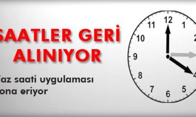İşte Saatlerin Geri Alınacağı Tarih !
