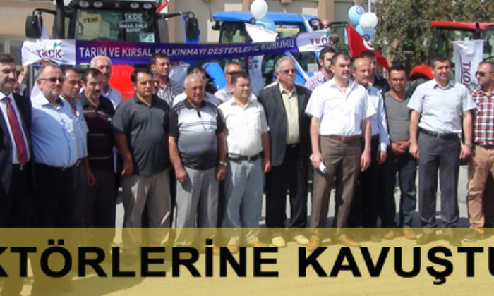 Traktör Desteği Almaya Hak Kazananlar İmza Attı