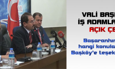 Vali İş Dünyasıyla Buluştu