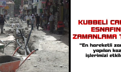 Kubbeli Esnafından Yol Tepkisi