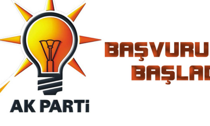 AKP’de Başvurular Başladı