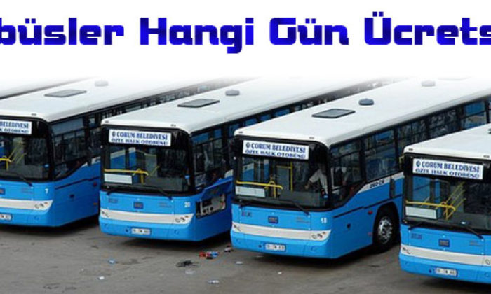 İlk Gün Toplu Taşıma Ücretsiz