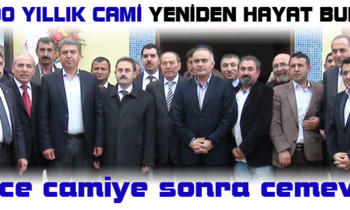 500 Yıllık Cami Yeniden Hayat Buldu