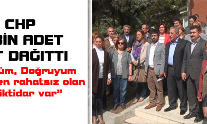 CHP Beş Bin Adet Ant Dağıttı