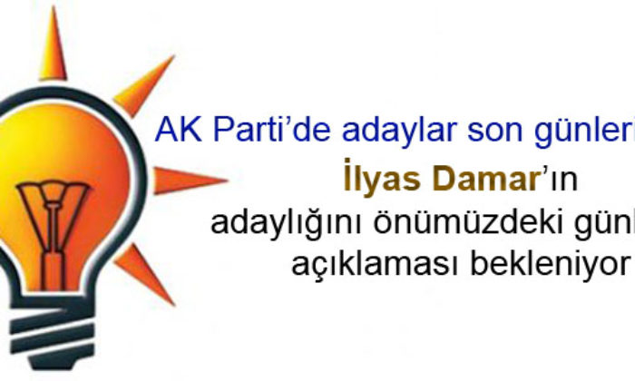 İlyas Damar’ın Adaylığını Açıklaması Bekleniyor