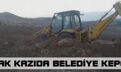 Belediye Kepçesine Suçüstü