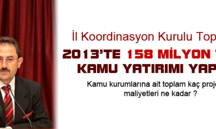 İl Koordinasyon Toplantısı