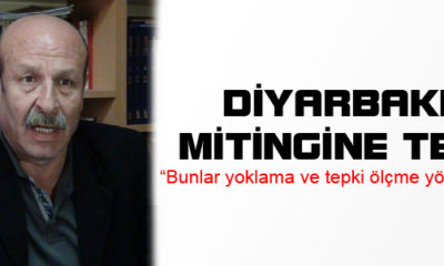 ADD’den Diyarbakır Mitingine Tepki