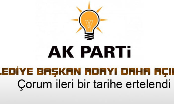 AK Parti’de 21 İlin Daha Adayı Açıklandı
