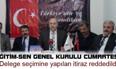 Türk Eğitim Sen Genel Kurulu Cumartesi Günü