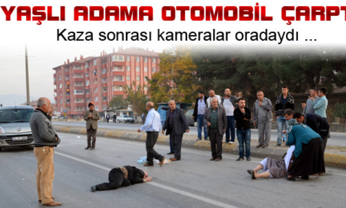 Yaşlı Adama Otomobil Çarptı