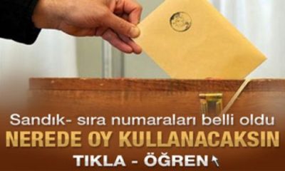 YSK, 2014 Yerel Seçimleri Öncesinde Kimin Nerede Oy Kullanacağını Açıkladı