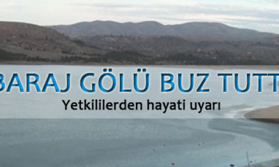 Çorum Baraj Golü Buz Tuttu