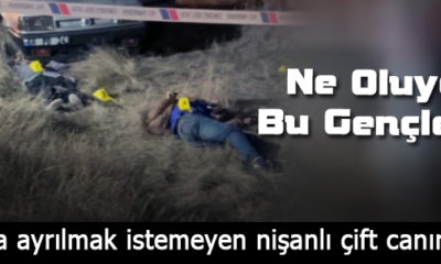 Önce Nişanlısını Sonra Kendini Vurdu