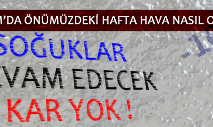 Gece Hava Sıcaklığı -11 Dereceye Kadar Düşecek