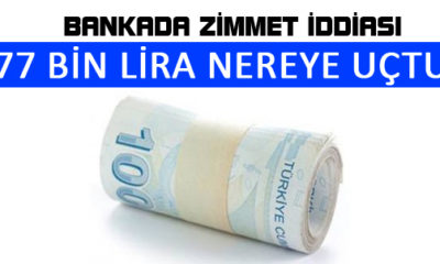 Bankada Zimmet İddiası