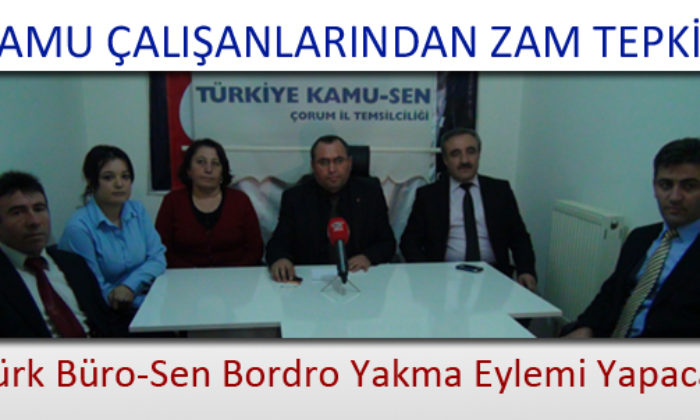 Kamu Çalışanlarından Zam Tepkisi