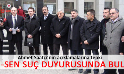 Kamu-Sen’den Saatçi’ye Suç Duyurusu