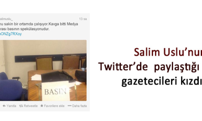 Gazetecilerden Uslu’ya Tepki