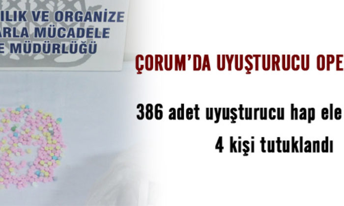 Uyuşturucu Operasyonu: Dört Tutuklama
