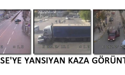 Trafik Kazaları Saniye Saniye Kameralara Yansıdı