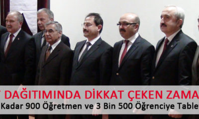 Tablet Dağıtımında Dikkat Çeken Zamanlama