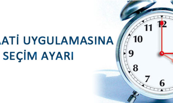 Yaz Saatine Seçim Ayarı