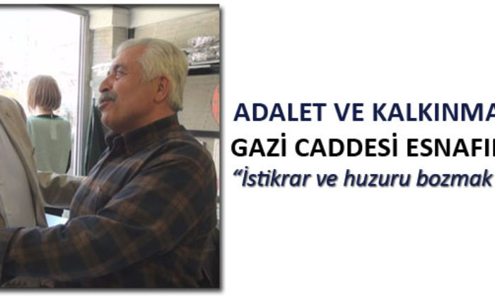 AK Parti Gazi Caddesi Esnafını Gezdi
